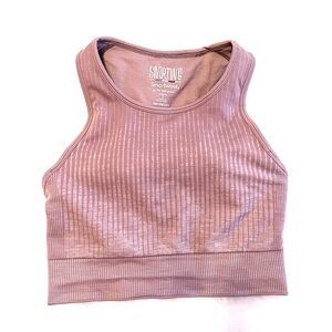 Smartwool dusty pink sports bra